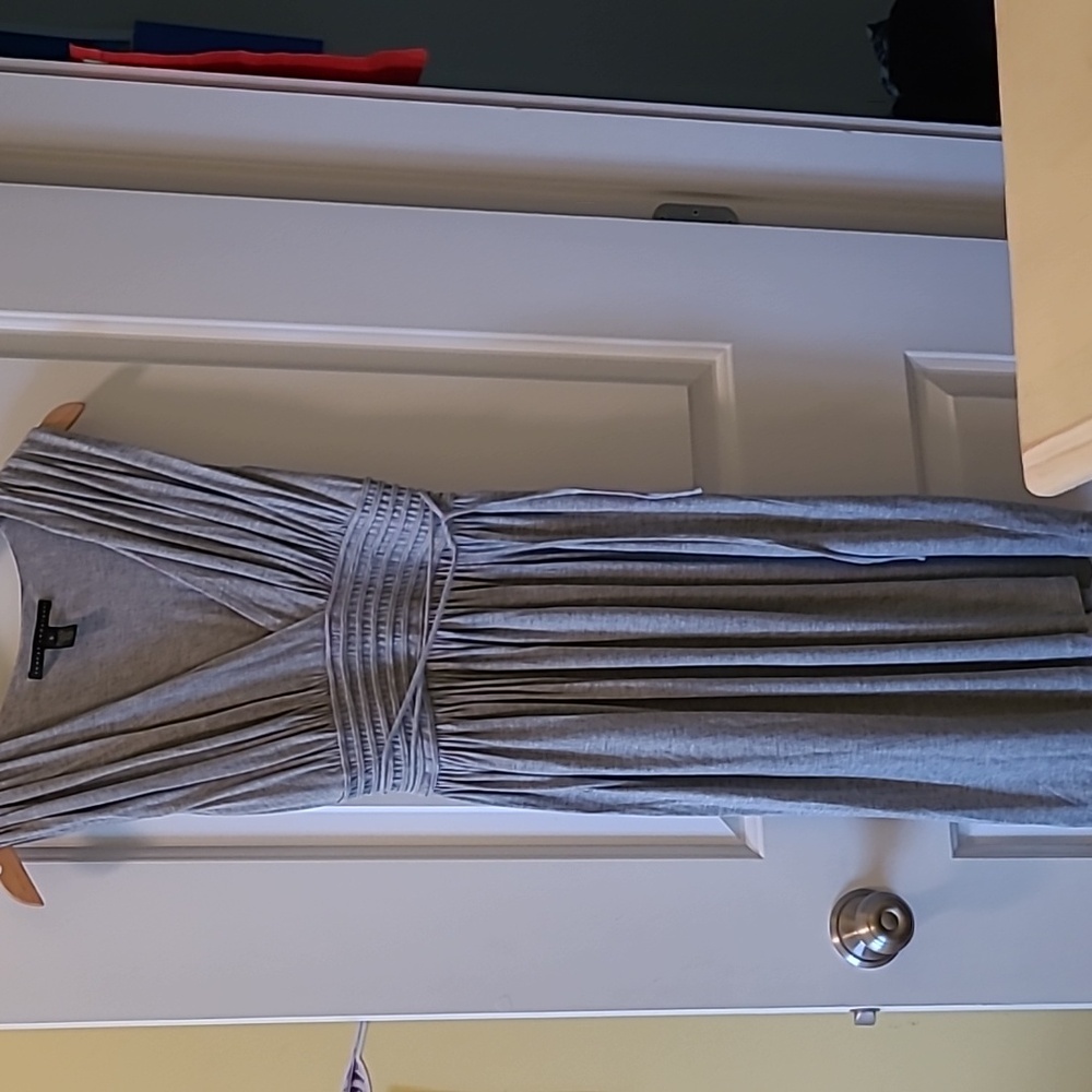 robert rodriguez sleeveless gathered dress with tie